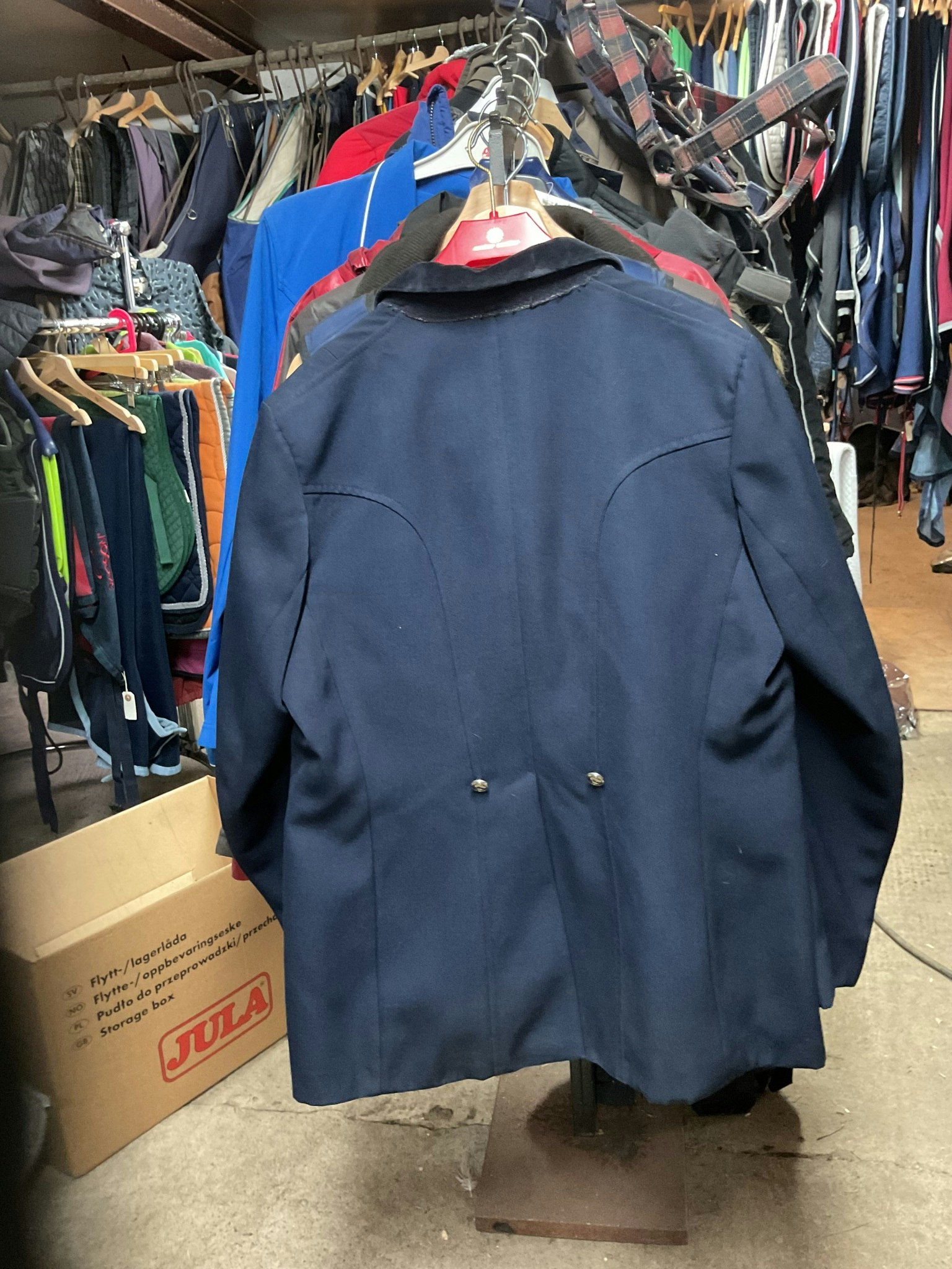 Saddle master, kavaj, mörkblå, ca stl 42