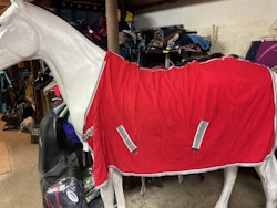 Shires bomullstäcke, 125 cm, rött
