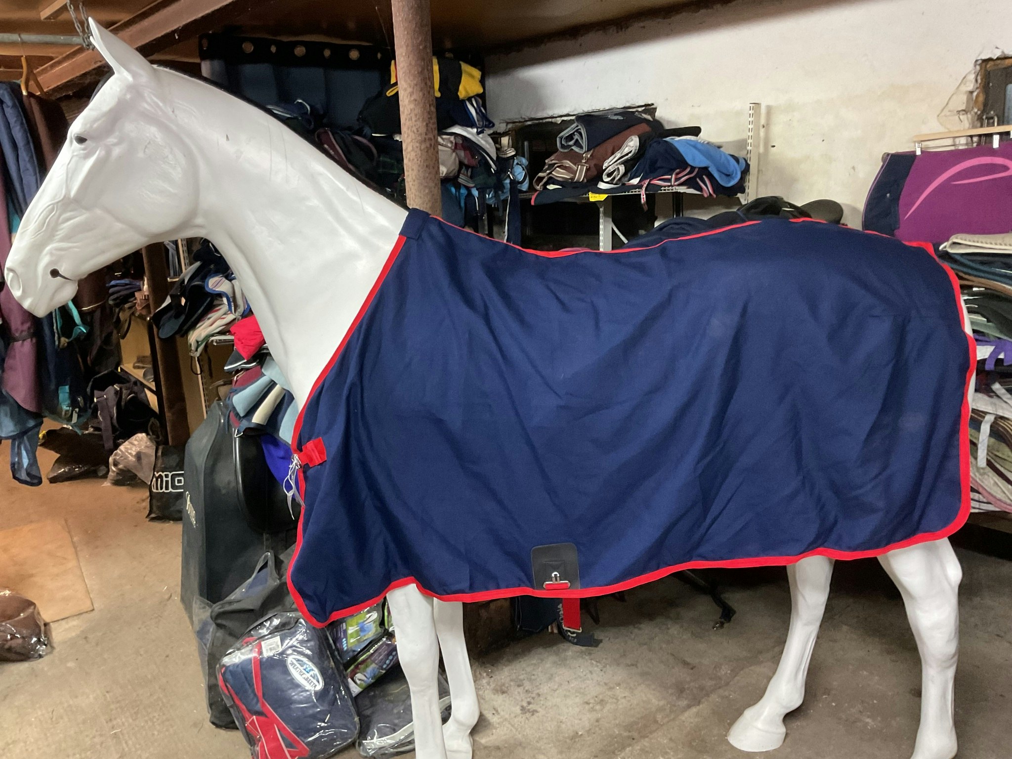 Shires bomullstäcke, 125 cm, nytt