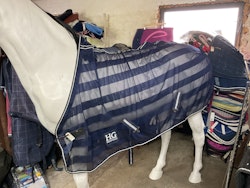 Flugtäcke, 115 cm, blått, fattas en avtagbar gjord