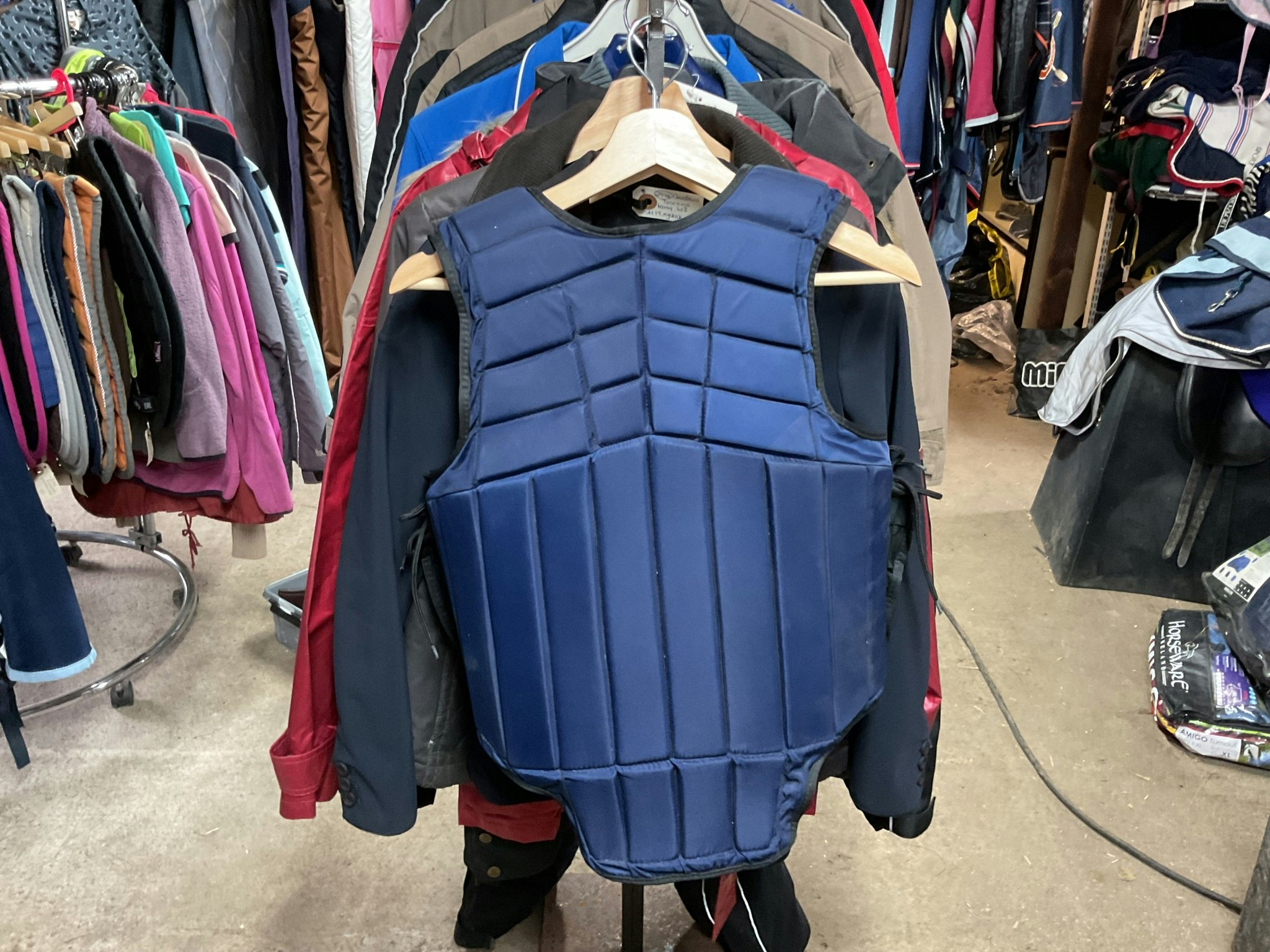 Riders company, säkerhetsväst, blå,s