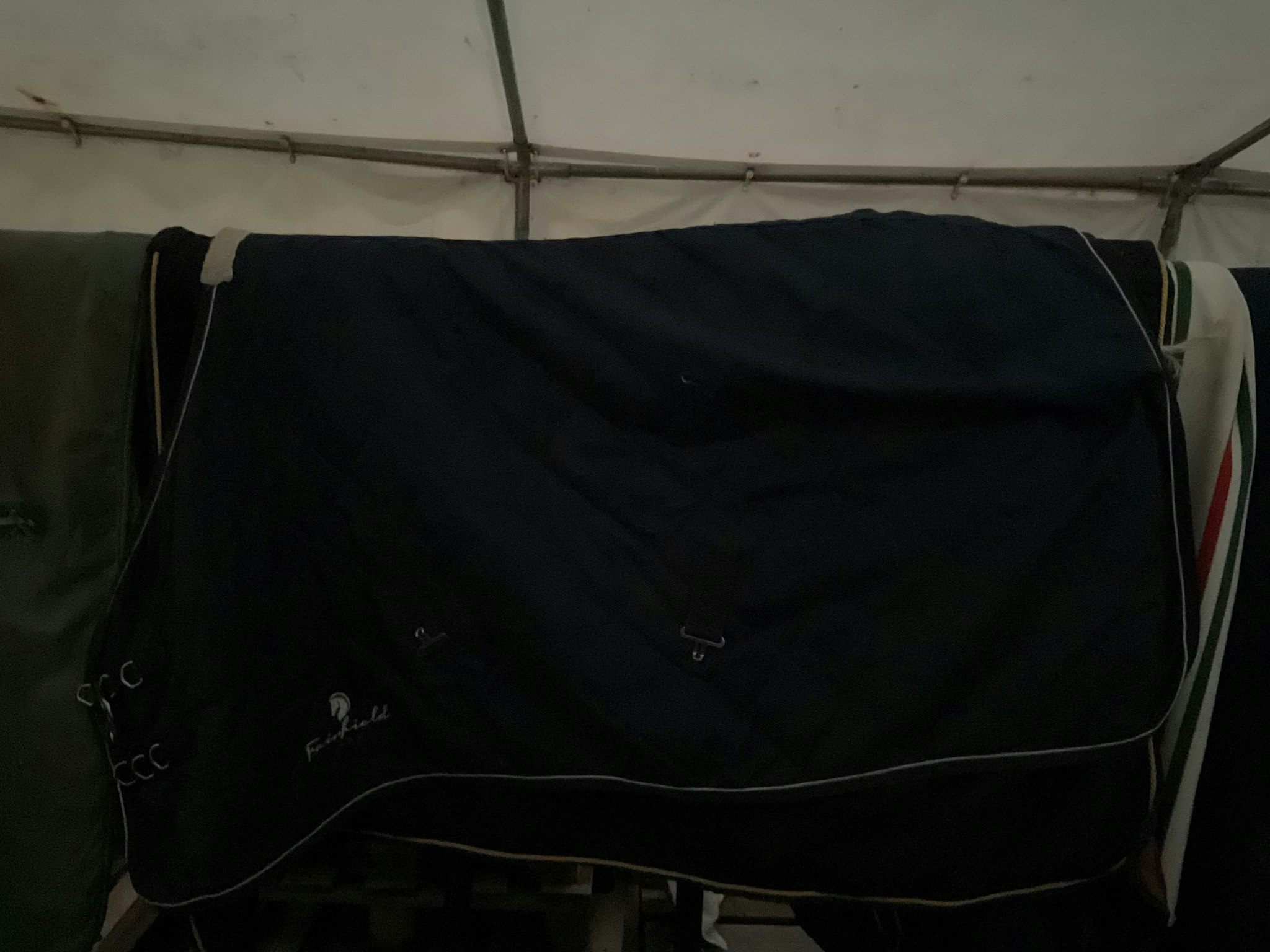 Fairfield stalltäcke, 125 cm, blå, 100 gr