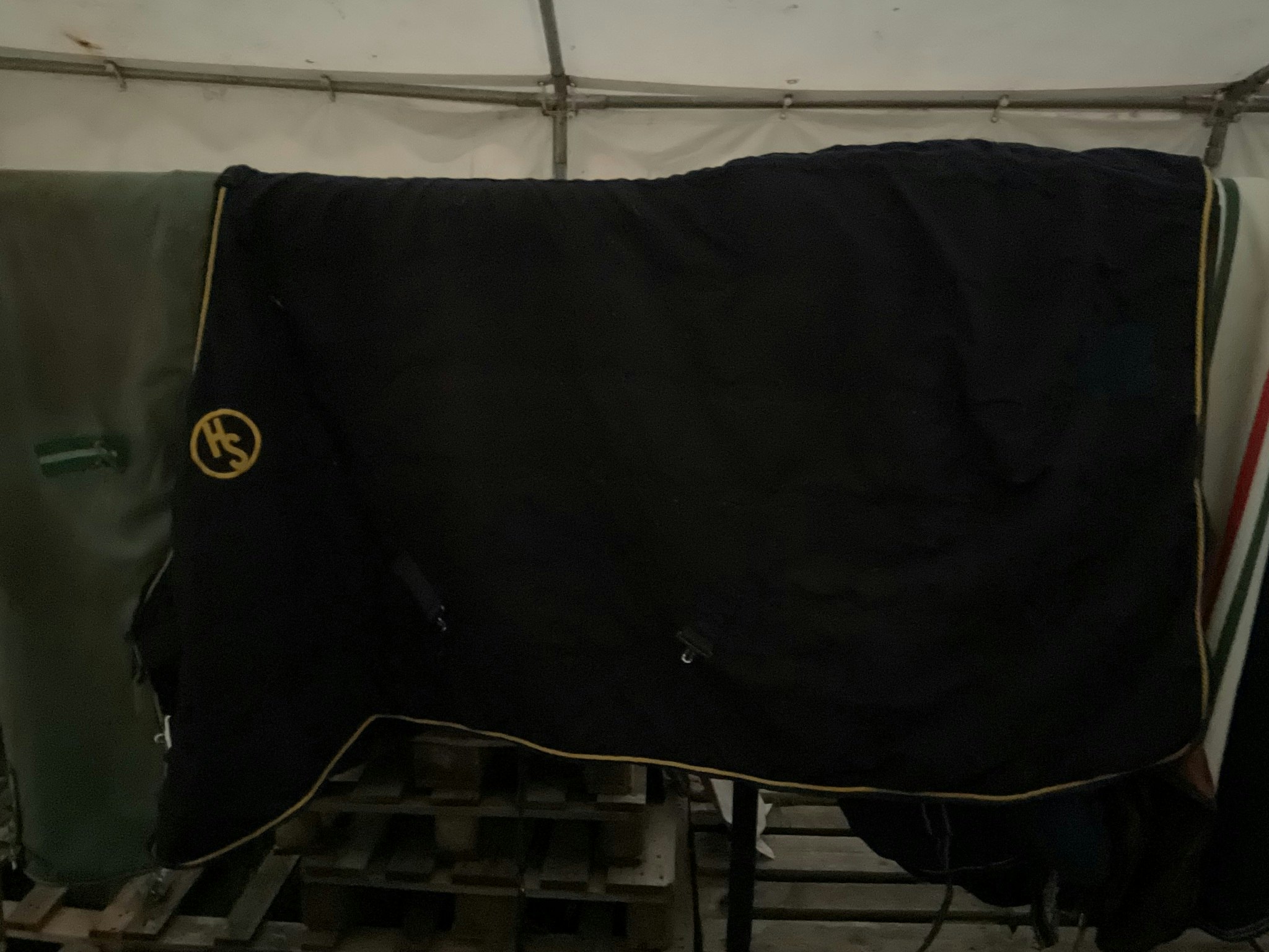 HS stalltäcke, blå, 145 cm, 100 gr