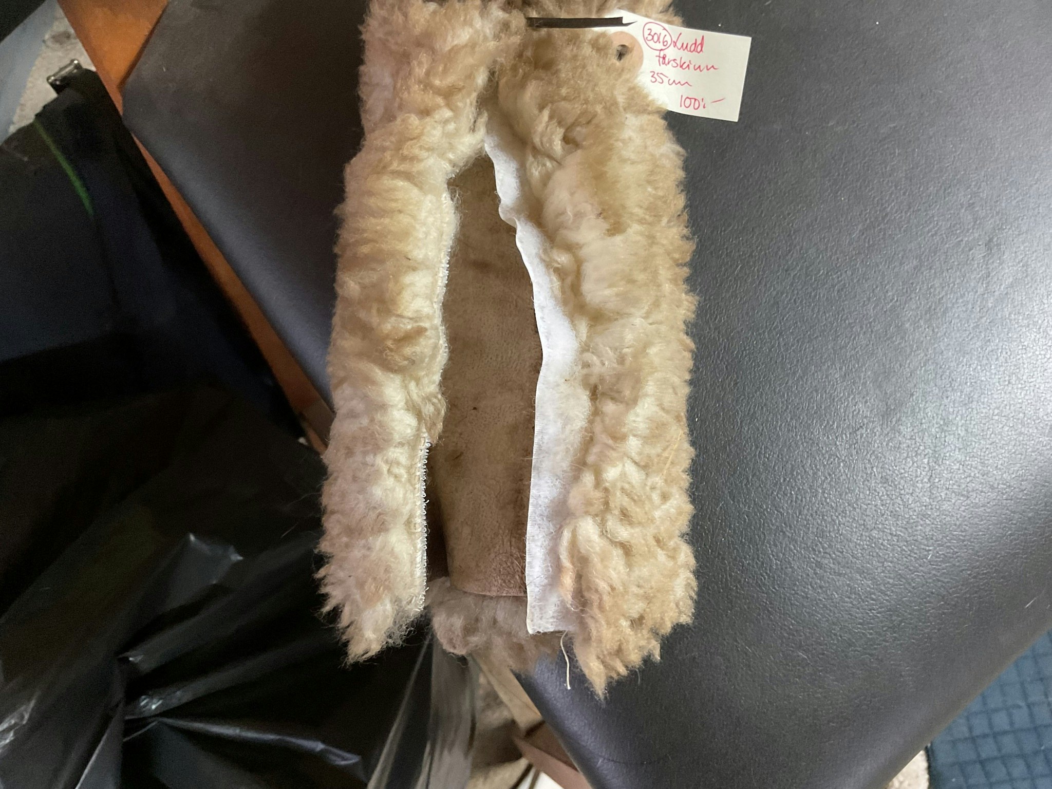Ludd fårskinn, 35 cm
