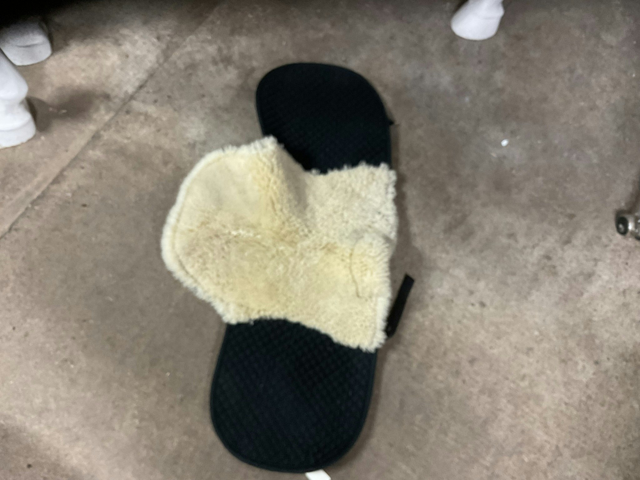 Vojlock med inbyggd lammskinnspad, 50 cm
