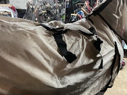 Horse power flugtäcke med hals, magplattan av-går att sy fast, 105 cm