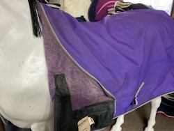 Onehorse regntäcke med fleeceinsida,lila,115 cm