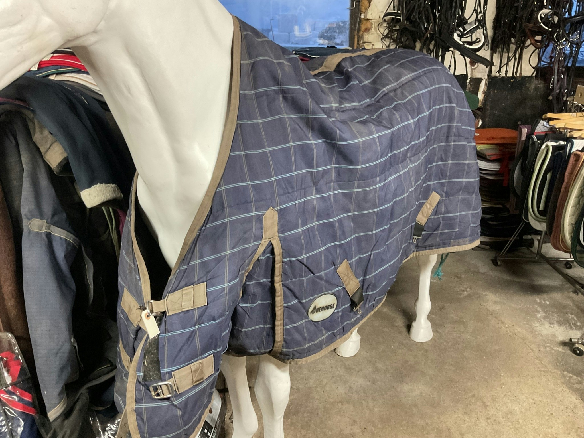 Onehorse, innetäcke, 155 cm, ca 150 gr, otvättat