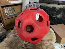 Höboll plast röd