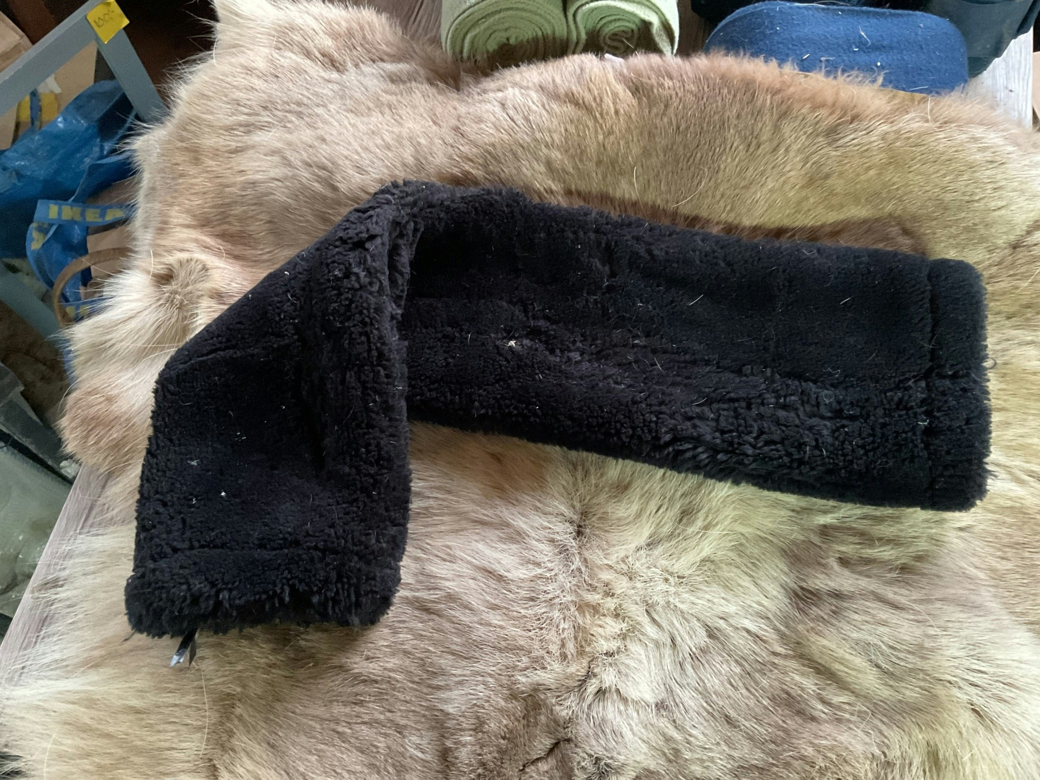 Shires ludd,svart, 60 cm
