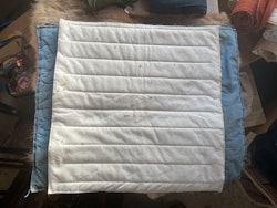 Padd, vita, 2-pack, 48*48 cm
