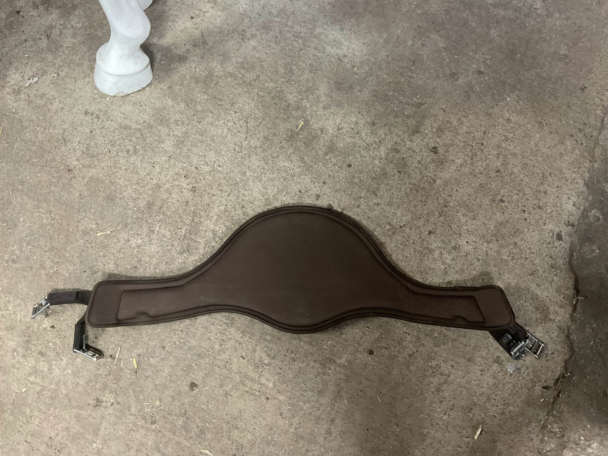 Equiexpert, sadelgjord med magplatta,brun, 115 cm