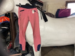 Starlight rid tights,rosa,stl 158,liter hål i grenen