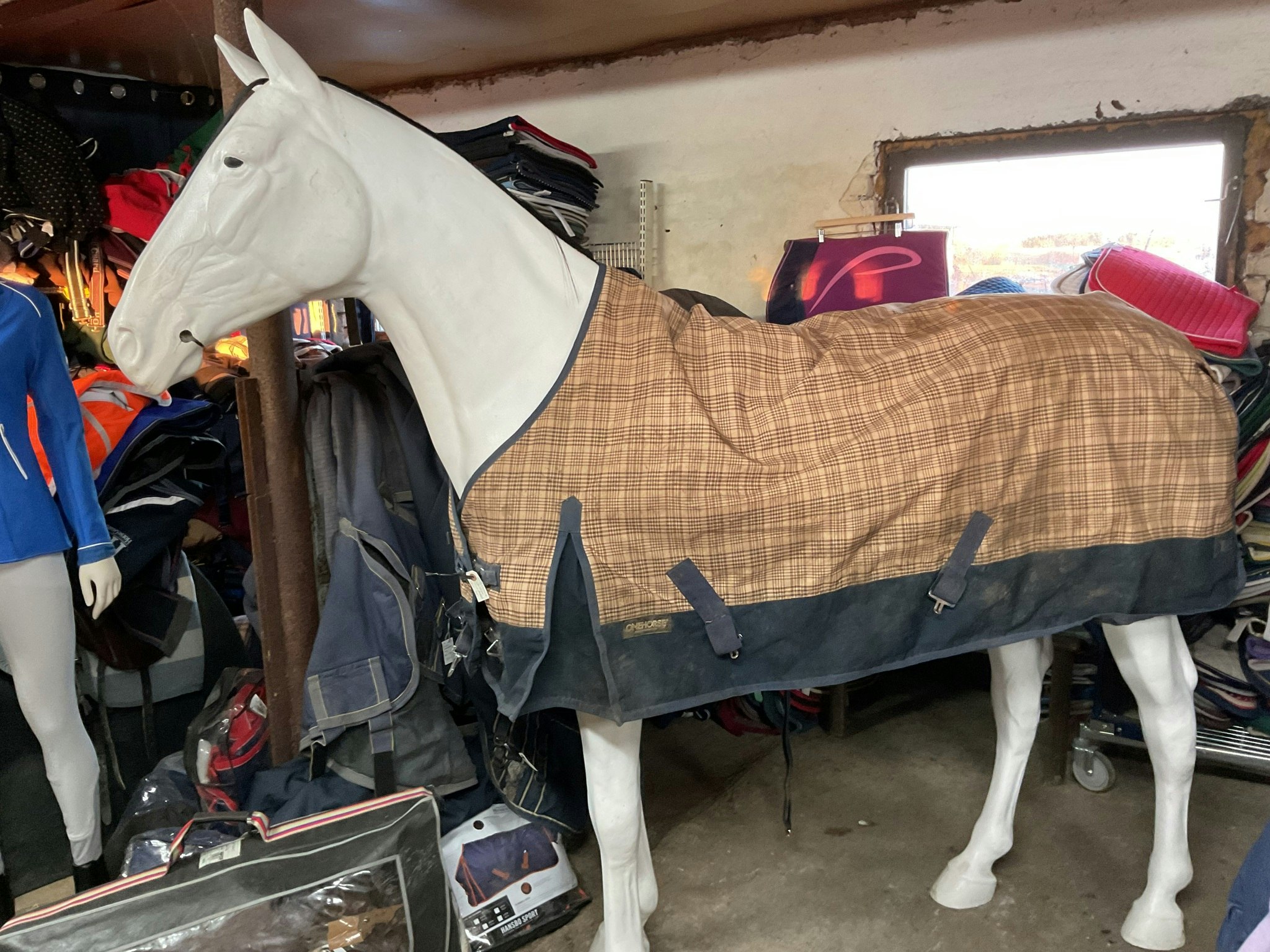 Onehorse vintertäcke,125 cm,otvättat,ca 250 gr