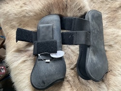 Benskydd,svarta,L,nya,gelprotection