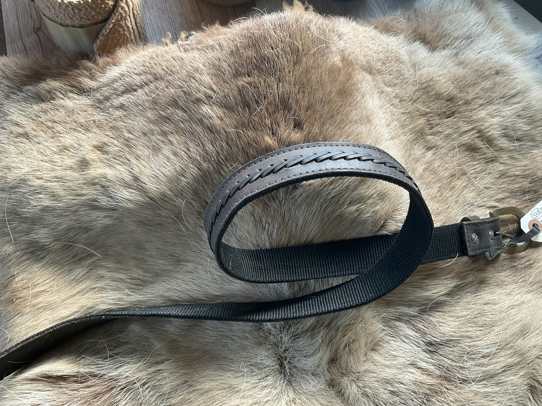 Skärp brunt, 95 cm,nytt