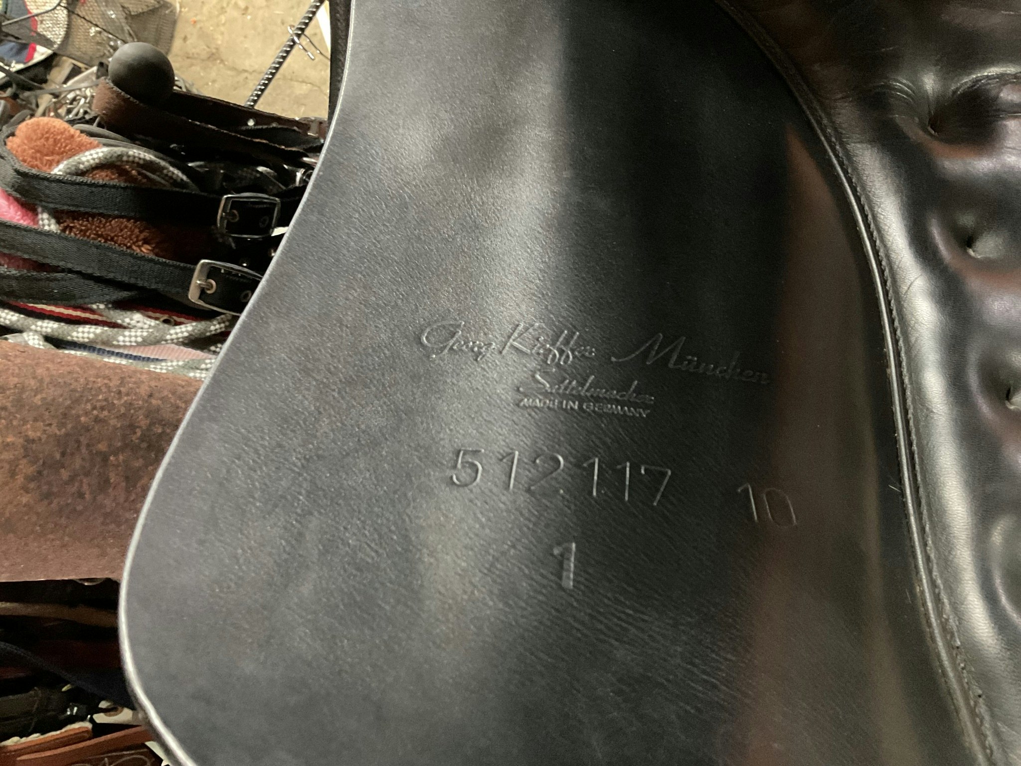 Kieffer master dressyrsadel, svart, 17”