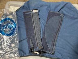 Jacson shortchaps, blåa, xs,nya