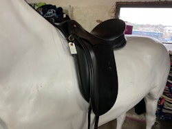 Wellington elite springtree flexible points,dressyrsadel,17”,svart,n,omstoppad 2016,ull,,knappt använd efter det