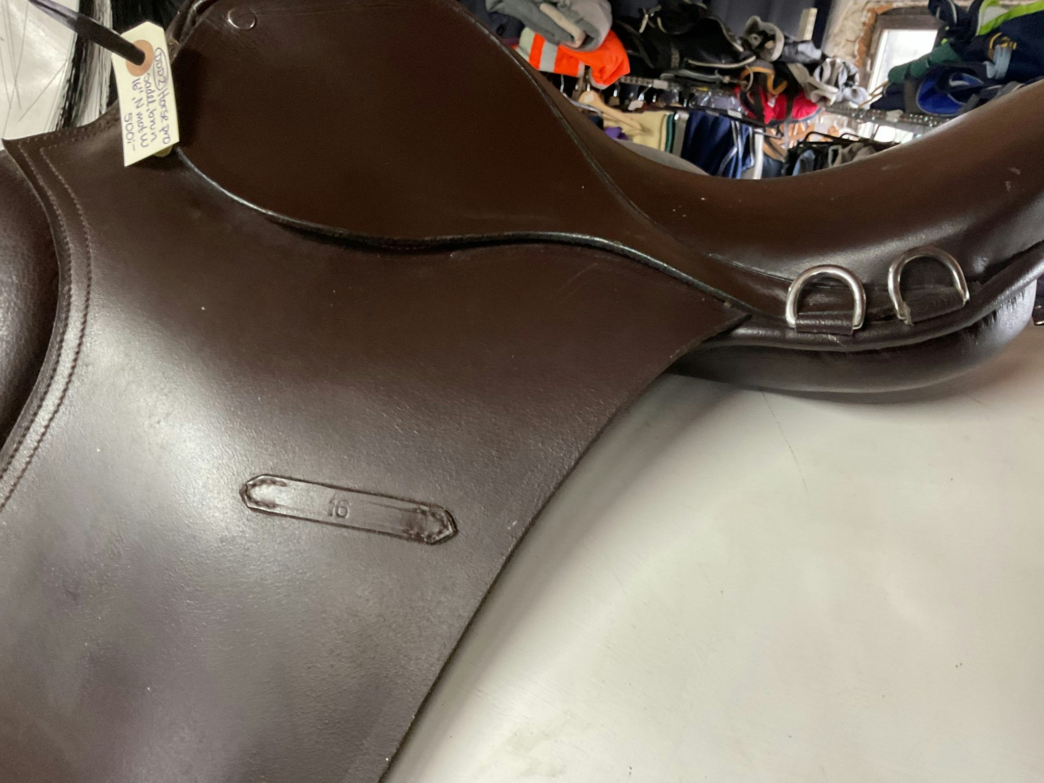 Horse pro sadel, brun, 16”, N mot W