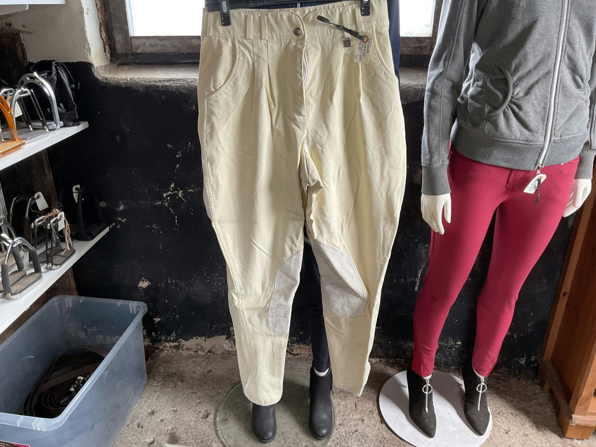 Cavallo knäskodda ridbyxor, gula, ital 50L
