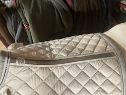 Rider by horse, platinum,schabrak,grått med bling, 16”
