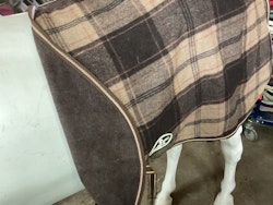 Top equestrian wear,ländtäcke,ull,p,rutigt