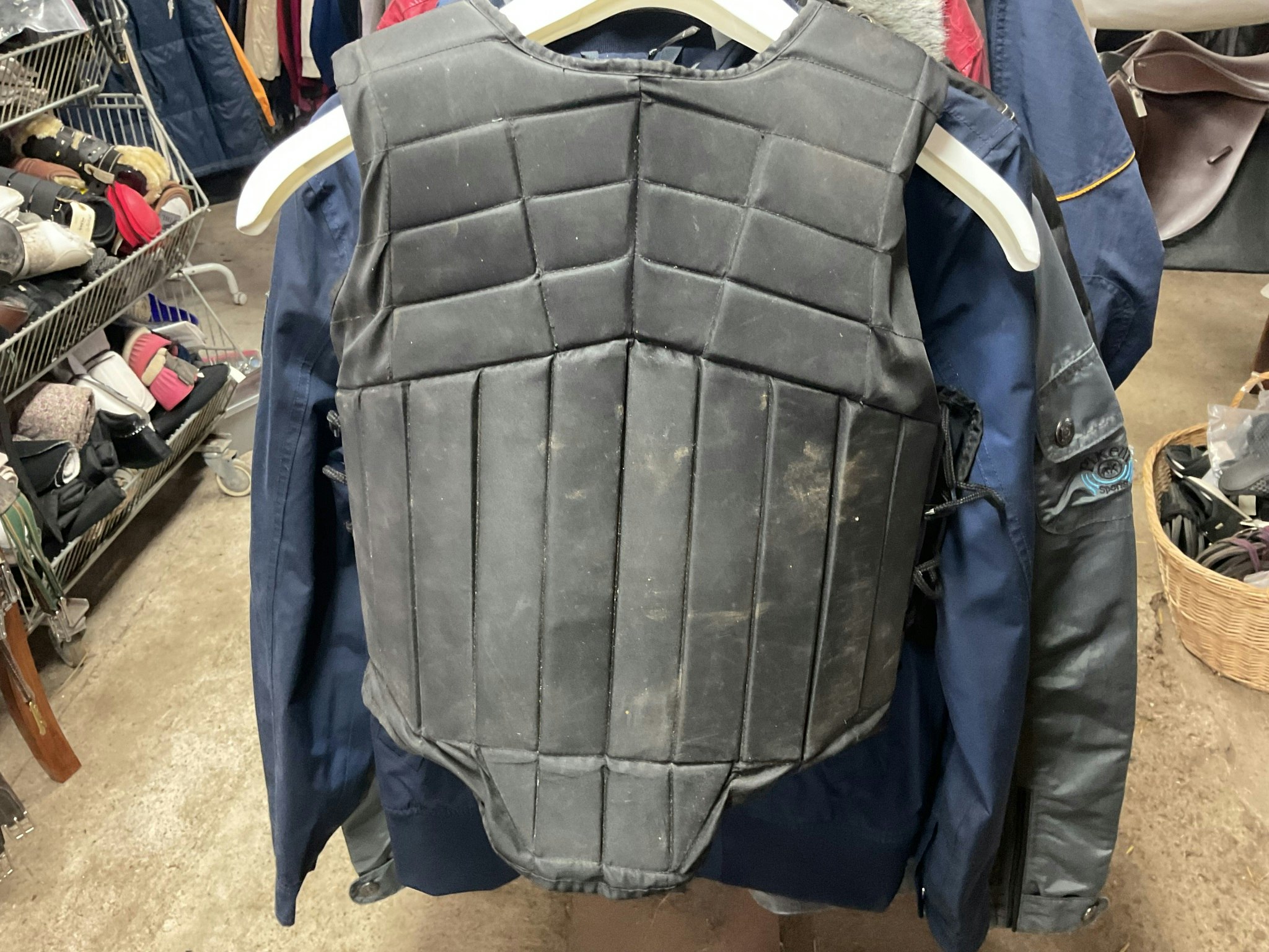 Riders company,säkerhetsväst,svart,stl 12