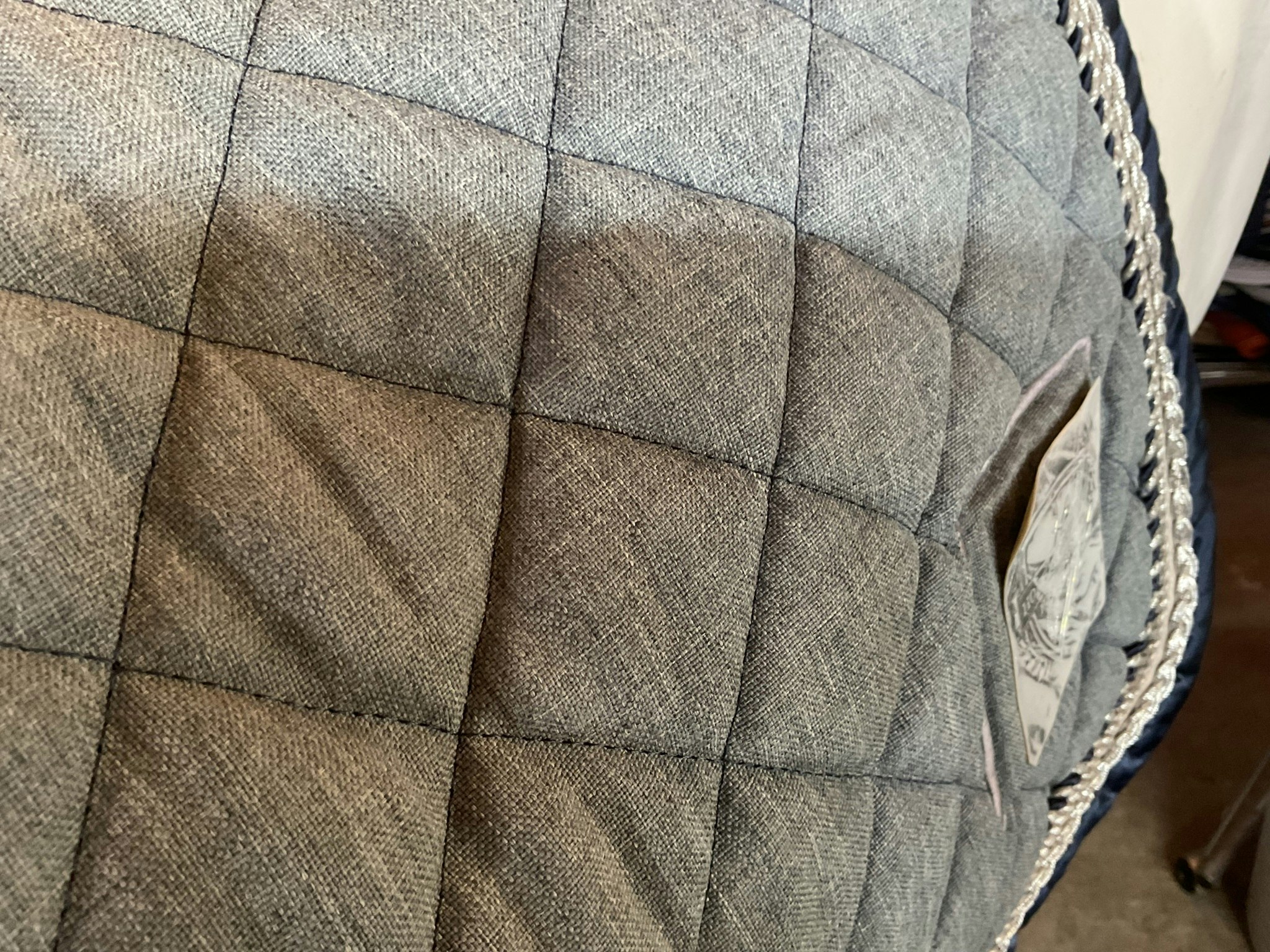 Horse comfort schabrak,grått med bling,f