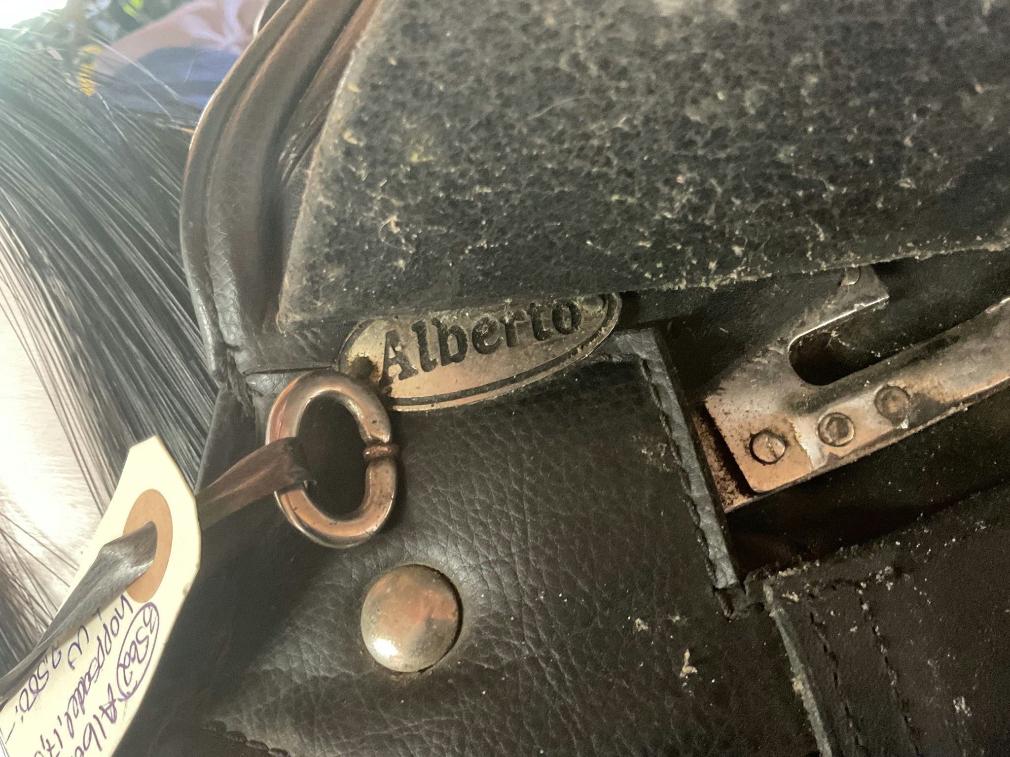 Alberto hoppsadel,17,5”, svart, w