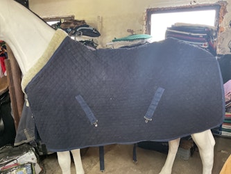 Stalltäcke, 125 cm, 200 gr, blått