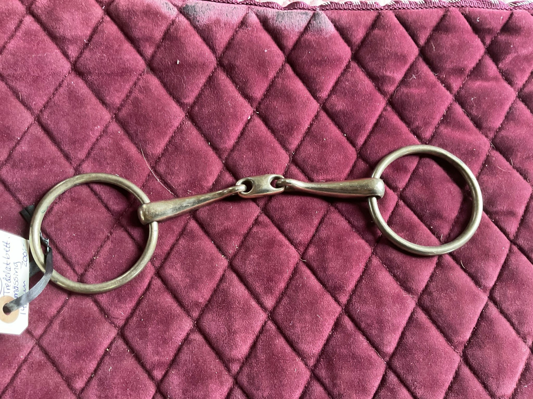 Gold medal tredelat bett, mässing, 14,5 cm