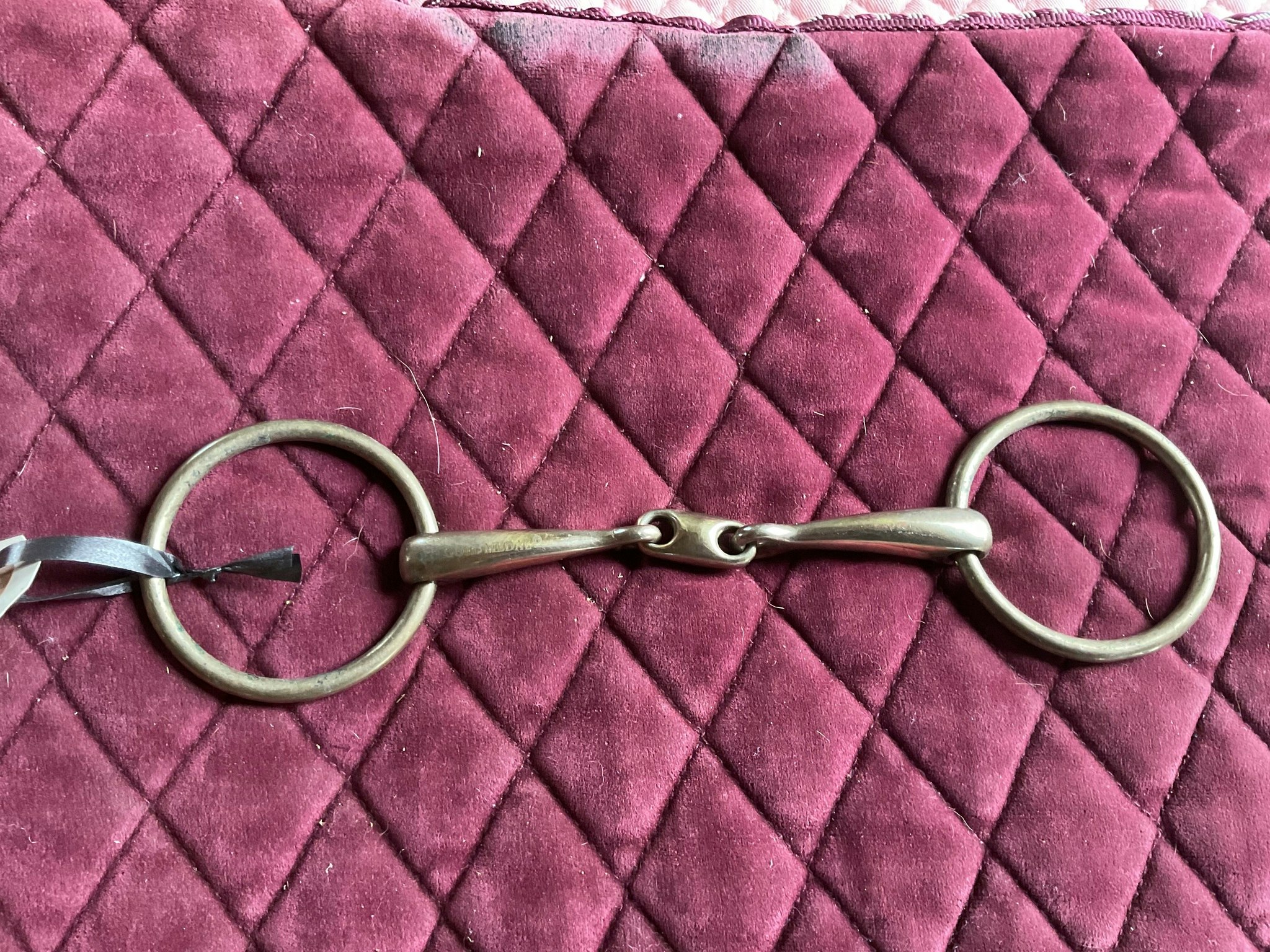 Gold medal tredelat bett, mässing, 14,5 cm
