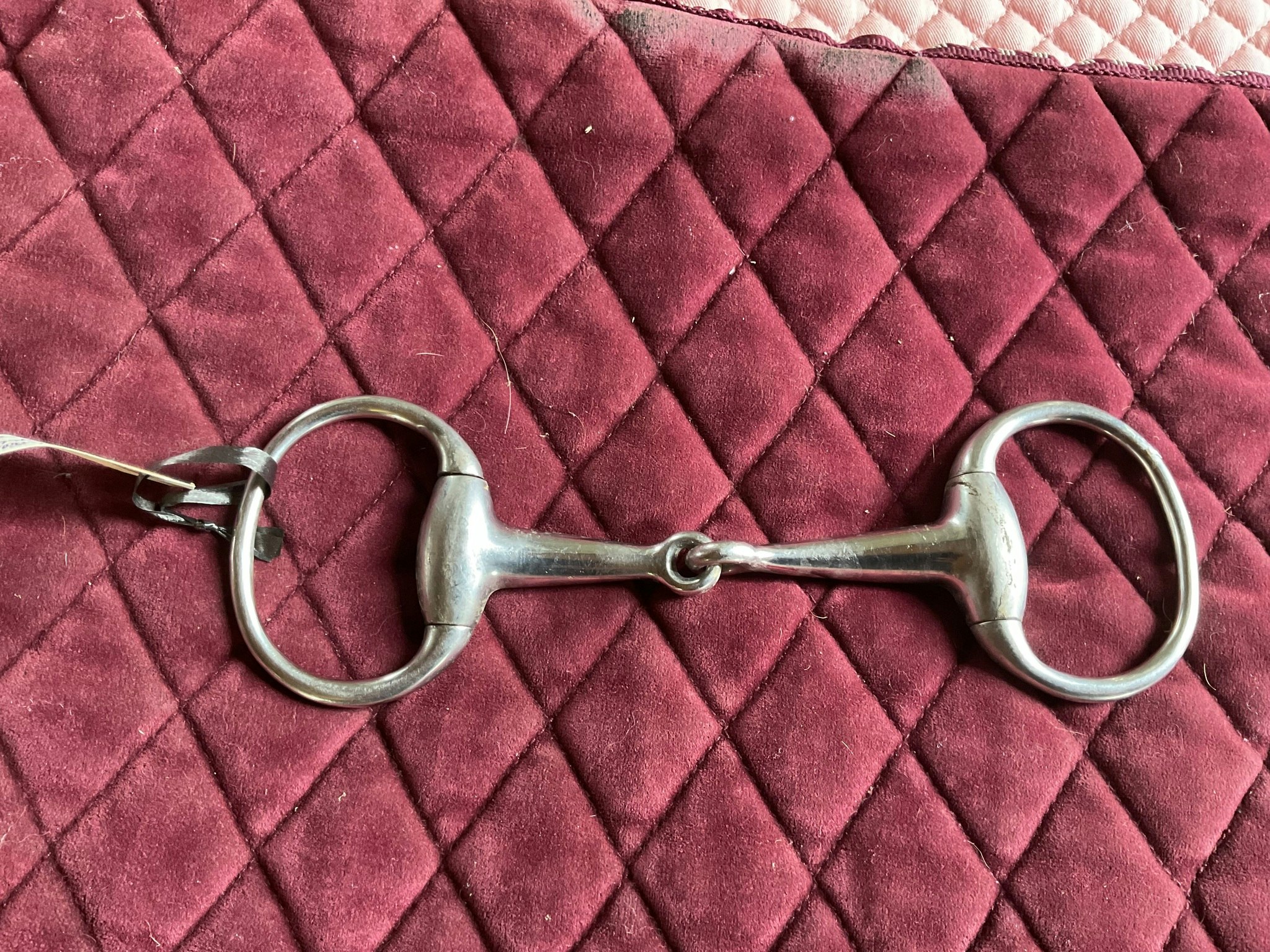 Tvådelat d-ringsbett, 12,5 cm