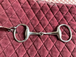 Tvådelat d-ringsbett, 12,5 cm