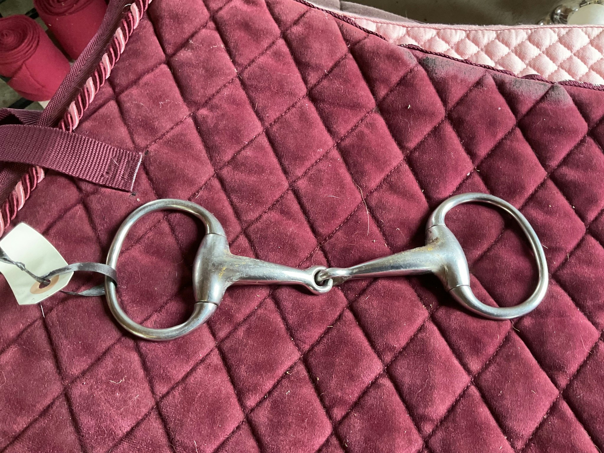 Tvådelat d-ringsbett, 12,5 cm