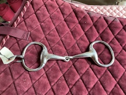 Tvådelat d-ringsbett, 12,5 cm