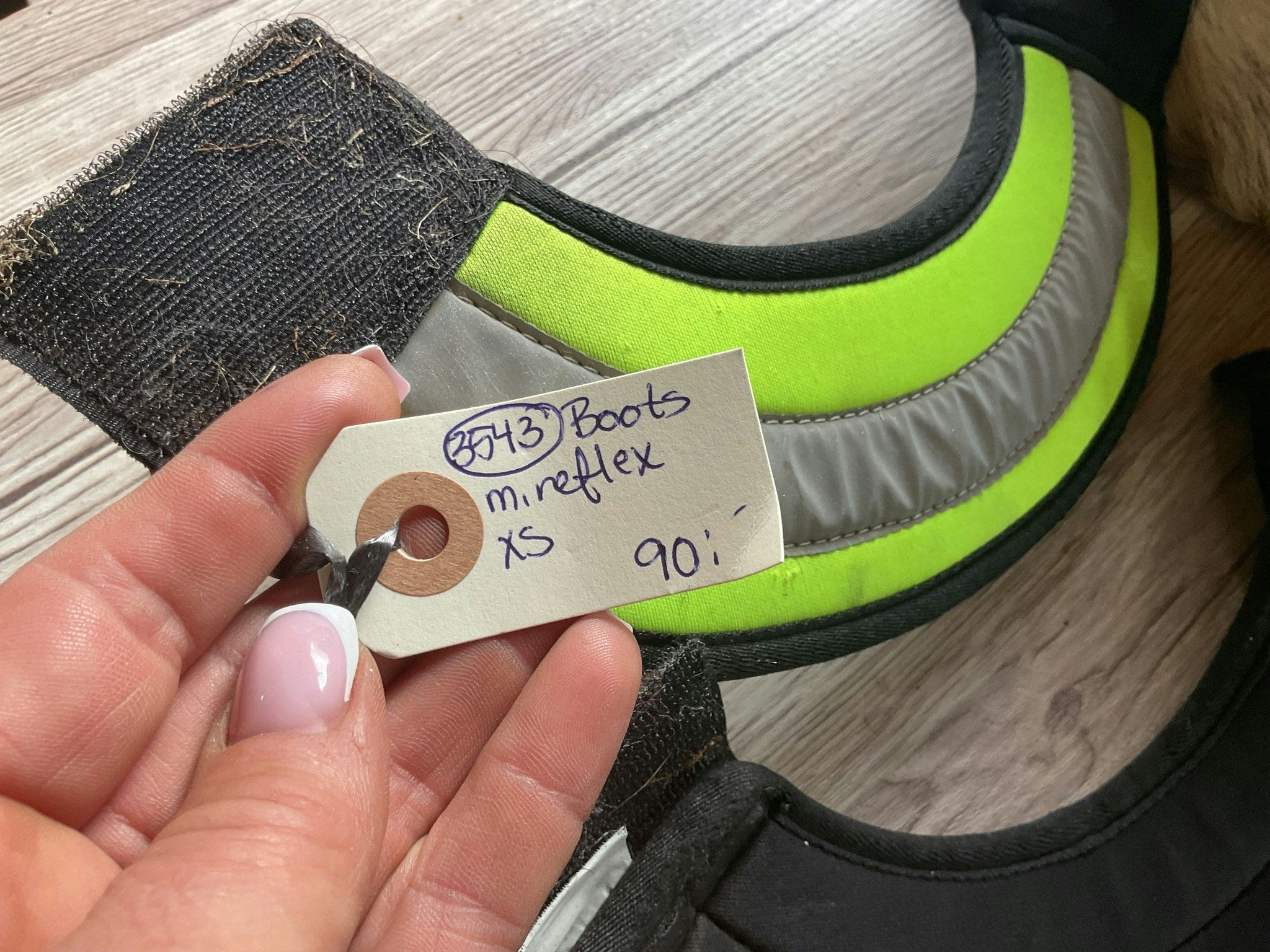 Boots med reflex, xs