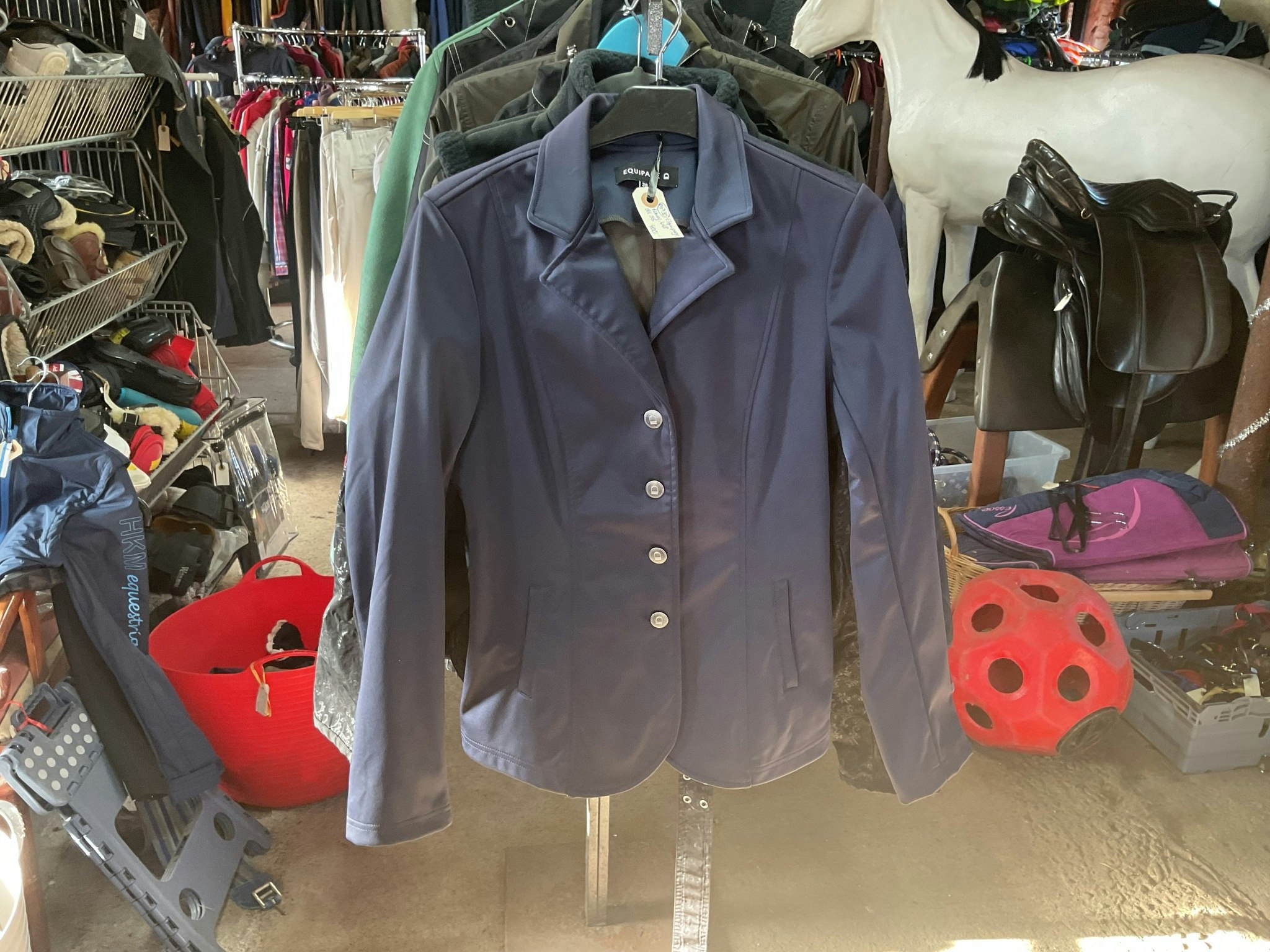 Equipage kavaj, blå, stl 38