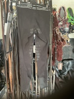 CRW ridtights, svart, fullgrip, stl 160