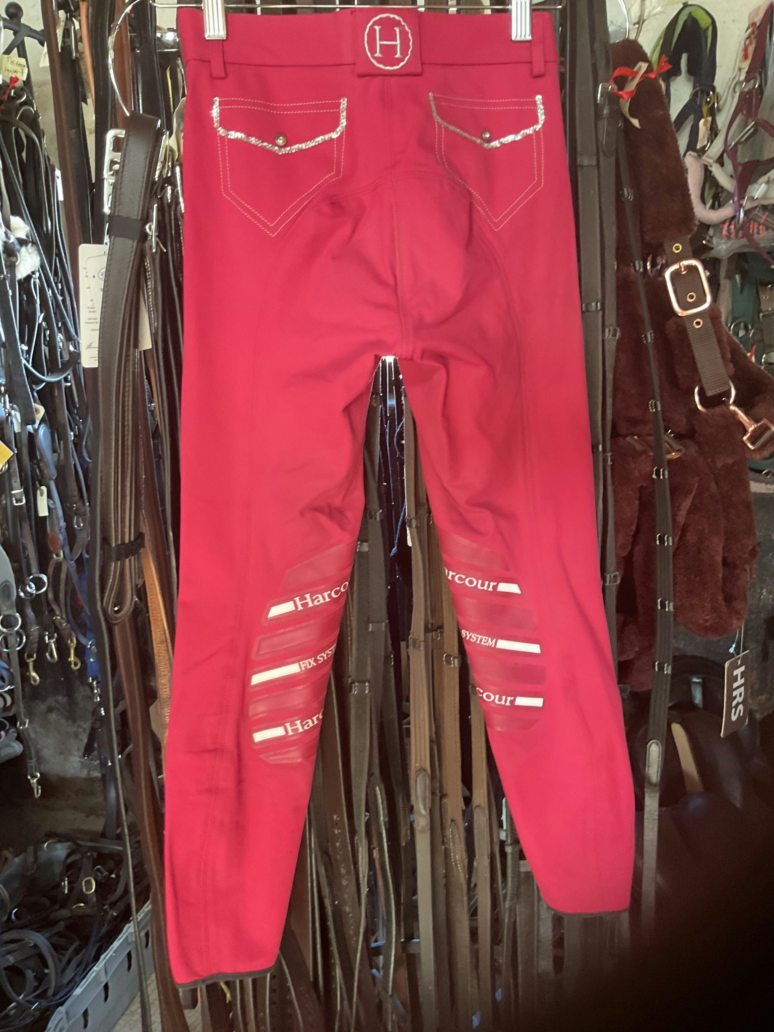 Harcour ridbyxor, knägrip, rosa, stl 32