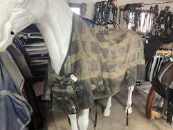 Regntäcke med fleece,155 cm, otvättat