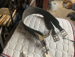 Sadelgjord svart,100 cm