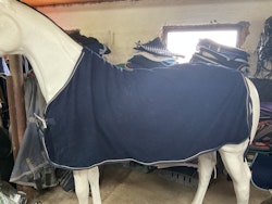 Fleecetäcke,blått, 125 cm