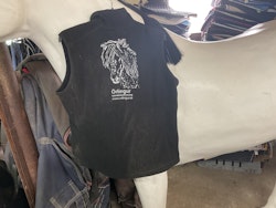 Väst fleece,svart,ny, L/40