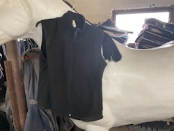 Väst fleece,svart,ny, L/40