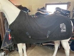 Fleecetäcke,horze,svart,125 cm,nytt