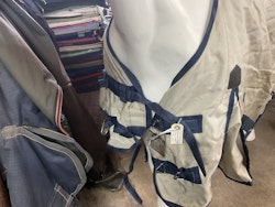 Onehorse,regntäcke,fleece insidan,ett knäppe sönder,125 cm, otvättat