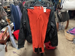CRW tunna ridbyxor med knögrip,orange,stl 150