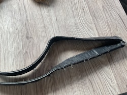 Enkla stigläder,svarta,60 cm